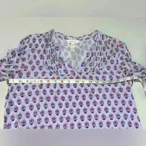 Matilda Jane Lavender Print Top Size Medium - Picture 3 of 5